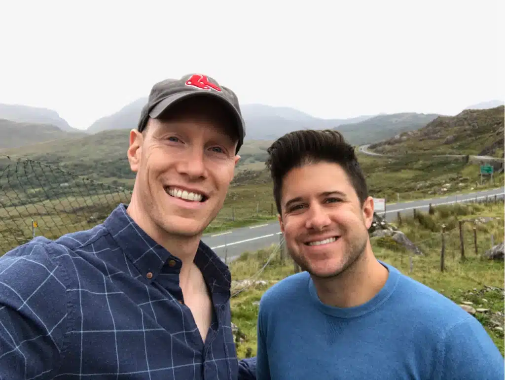 Mike and Alex, a gay married couple